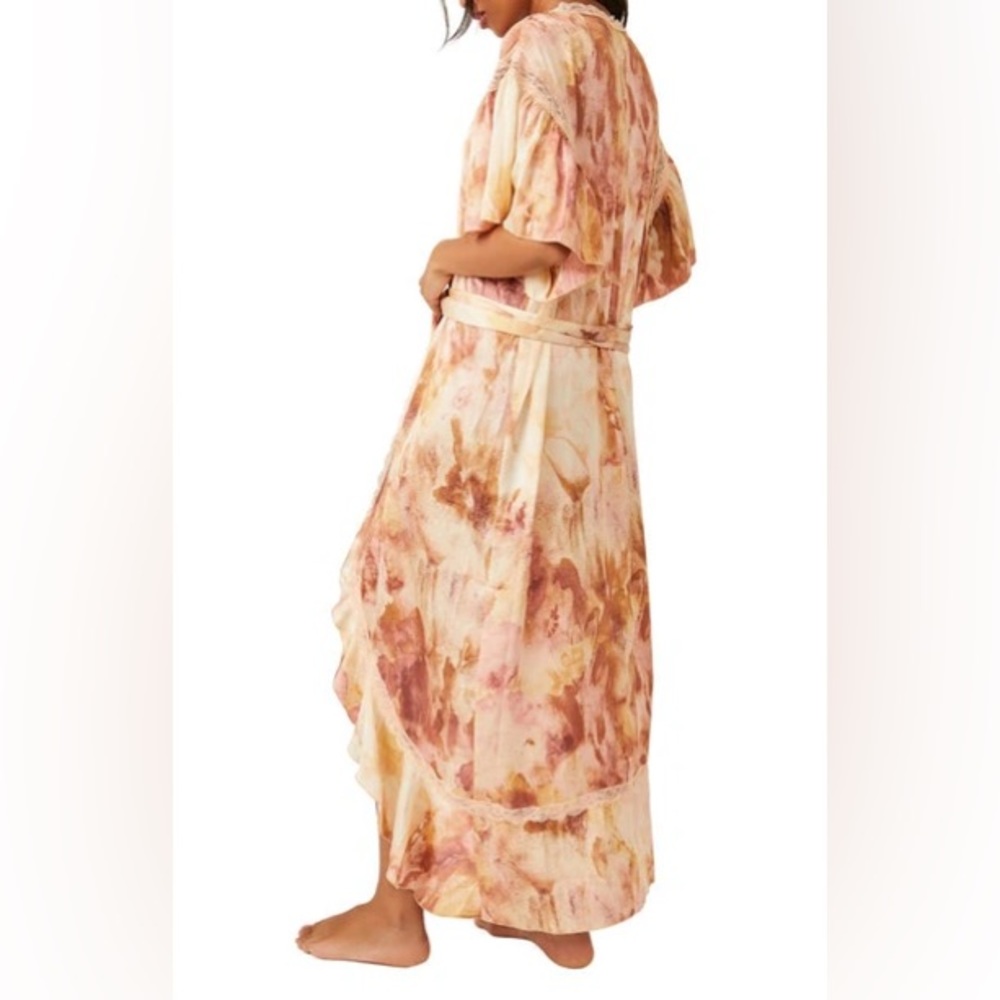 𝓯𝓹 Free People ~ Moonbeams Washed Robe - Picture 3 of 10